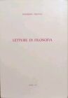 LETTURE DI FILOSOFIA - Eleonora Centioli - Roma 1977