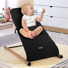 Altalena Bambino Sdraietta ergonomica  Rivestimento Lavabile 30°C Nero Cintura