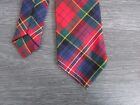 Macpherson Ancient Clan 100% New Wool Tartan Pattern Tie Made in Scotland