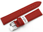 Cinturino Vera Pelle Rosso Leather Watch Band Ricambio Accessori Elegante NEW