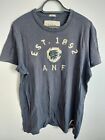 ABERCROMBIE & FITCH  MENS  XXL  2XL  BLUE  T SHIRT   GOOD USED CONDITION