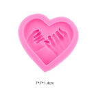 Heart Shape Pinky Swear Silicone Mould Epoxy Casting DIY Fondant Biscuit Mold