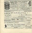 Stampa antica pubblicità ROSATI FERDINANDO telefoni telegrafi 1894 Antique print