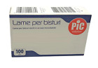 Lame per Bisturi Sterili Fig 15 PIC 100 Pezzi