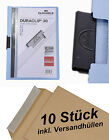 10 Durable Cartelletta con Clip Duraclip 30,Film Rigidi,fino Al 30 Foglia Blu +