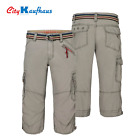 TIMEZONE 3/4-Herrencargoshorts Miles 6168 Military Grey