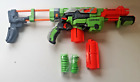 Nerf Vortex Praxis Gun - 2010 Hasbro & Shoulder Stock, spare mag, discs