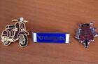 LOTTO 03 Pins Spille Vespa Scooter Mods (Rare)