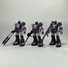 Mobile Suit Gundam Action Figure Lot of 3 Msia ZAKU Ⅰ Black Tri-Stars