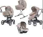 Trio inglesina quad beige con pedana fratellare