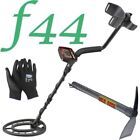 Fisher metal detector f44 bilanciamento automatico manuale piastra 11" + Picozza