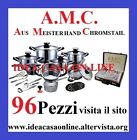 BATTERIA DI PENTOLE AMC PROFESSIONAL 96 PEZZI