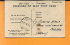 WWII PRISONER OF WAR POST CARD 1945 DA FRANCIA A NAPOLI FORM. N° 6-1