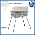 Fornacella fornacetta barbecue BBQ griglia a carbone carbonella pieghevole 37x27