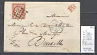 France -  Yvert 5 - Ceres 40 cts-  Paris 1853 pour Bruxelles - Belgique