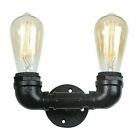 Vintage Muro Luce Rétro Industriale Rustico Sconce Steampunk E27 Tubo Lampada