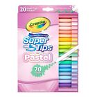 CRAYOLA Pastel- Super Tips Pennarelli Lavabili Punta Media Confezione da 20