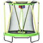 Trampolino Elastico per Bambini 3-10 Anni Ø140x155cm con Rete di Sicurezza