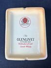 POSACENERE PUBBLICITARIO CERAMICA THE GLENLIVET SCOTCH WHISKY VINTAGE ANNI 80