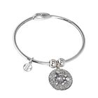 BRACCIALE BOCCADAMO donna rigido Mimmi rodiato, charm con Swarovski ref XBR276S