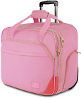 Valigia Pilotina Trolley Donna, Leggera Trolley Porta PC 17 Pollici Laptop Borsa