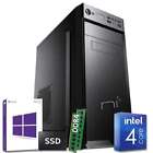 Computer fisso Intel quad core 16gb ram DDR4 ssd 1tb Win10 con licenza WiFi HDMI