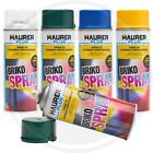 6 PEZZI SMALTO SPRAY 400 ML. MAURER PLUS Giallo zinco RAL 1018