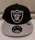 NEW ERA OAKLAND RAIDERS 9FIFTY SNAPBACK CAP SMALL-MEDIUM BLACK GREY BRAND NEW