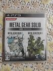 Playstation 3 PS3   JAP Japan Metal Gear Solid HD Edition Disco A Specchio