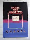 MANIFESTO AFFICHE CHANEL N° 5 PROFUMO ANDY WARHOL VINTAGE 1997 SERIGRAFIA 70X100