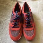 Women s Mephisto Red Blue Suede Air Relax Walking Shoes Sneakers - Size 6.5