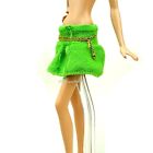 2004 Barbie Gold label Juicy Couture green Terry Cloth juicy Skirt  Doll Clothes