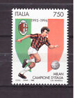 FRANCOBOLLI Italia Repubblica 1996 Calcio Scudetto Milan MNH** SAS2236