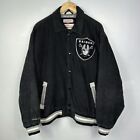 Vintage Oakland Raiders Jacket, Corduroy, Mitchell & Ness Throwback, Mens Large