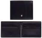 Portafoglio Montblanc Meisterstuck con Fermasoldi 6cc 5525 Wallet pelle Nera