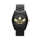 Adidas Santiago Men s Black Plastic Strap Watch ADH2798