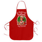 Grembiule rosso cucina Regina del Natale, idea regalo chef PERSONALIZZATO NOME!