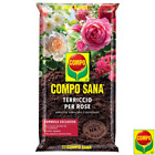 Compo TERRICCIO per ROSE FIORI in VASO o TERRA TORBA con CONCIME e GUANO 50 L