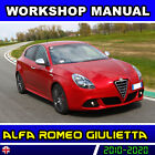 ALFA ROMEO GIULIETTA REPAIR MANUAL 2010 - 2020 SERVICE WORKSHOP ENGLISH ON CD