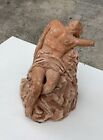 Statua Terracotta Firmata Calderara Nudo Uomo