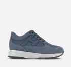 HOGAN - SNEAKERS NEW INTERACTIVE NABUK DENIM  SCONTO 30%