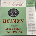 SCHILLER: Balladen - Becker / Ginsberg (DGG 43 007 / FOC / NM)