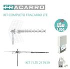 KIT COMPLETO FRACARRO TV DIGITALE KIT 7 EVO T2 BLU10+TER6HD-MAP3R3+MINIPOWER