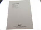 IWC Booklet instruction Ingenieur 3233