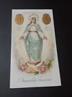 Santino HolyCard  Cromo L immacolata Concezione Medaglia Miracolosa