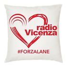 cuscino 40x40 scritta # forzalane radio vicenza stadio tifosi biancorosso