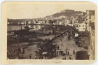 CDV Sommer circa 1870. Naples. Marina e Sant Elmo. Napoli. Italie. Italia.