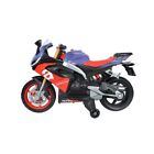 Moto cavalcabile elettrica Aprilia Rs660 Viola