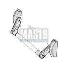 MANIGLIONE ANTIPANICO CISA 59016.10 FAST TOUCH ALTO/BASSO