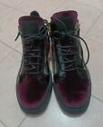 SCARPE UOMO GIUSEPPE ZANOTTI TG 43 LONDON SC VELLUTO TREND BORDEAUX ORIGINALI-